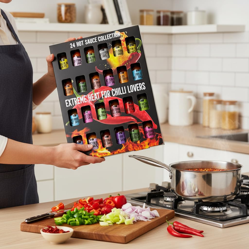 Hot Sauce Gift Set |24 Bottles Hot Sauce Gift Sets for Men